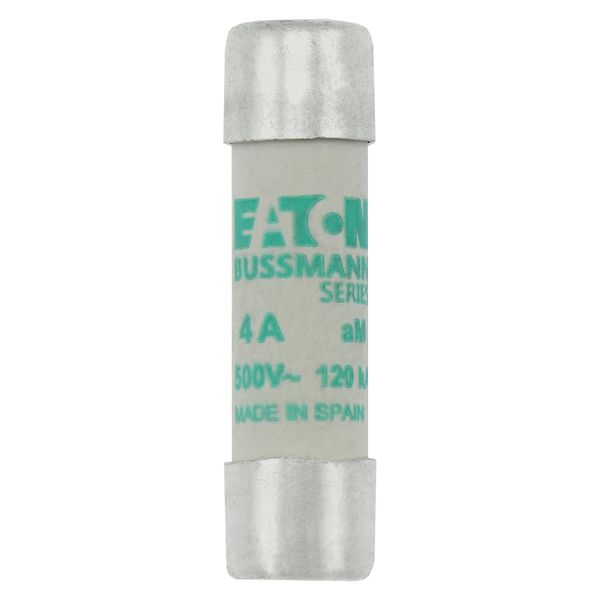 Fuse-link, LV, 4 A, AC 500 V, 10 x 38 mm, aM, IEC image 6