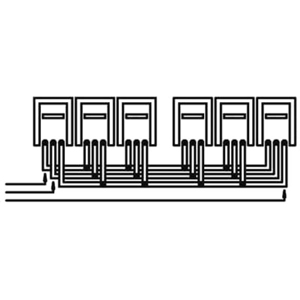 ZH311 N/PE-busbar system, 120 mm x 660 mm x 70 mm image 4