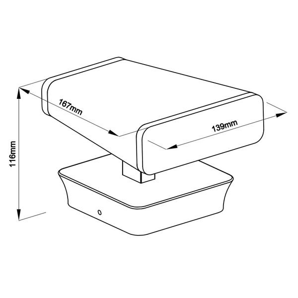 Mika LED Wall Up/Down 12,5W 800lm 3000K IP54 anthracite image 8