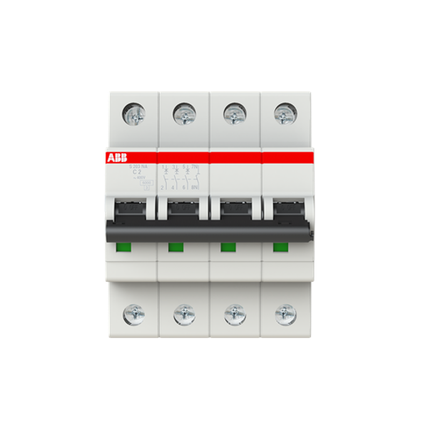 S203-C2NA Miniature Circuit Breaker - 3+NP - C - 2 A image 6