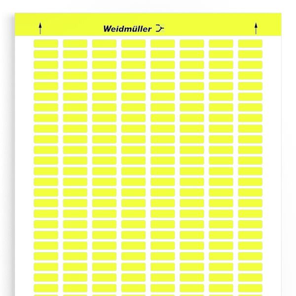 Device marking, Self-adhesive, 19.05 mm, Polyester, PVC-free, yellow image 2