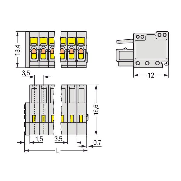 1-conductor female plug image 2