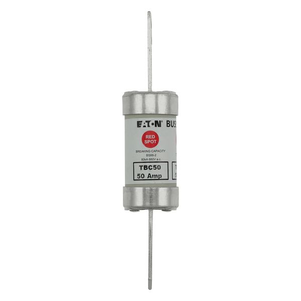 Fuse-link, low voltage, 50 A, AC 660 V, DC 460 V, BS88, 27 x 129 mm, gL/gG, BS image 7