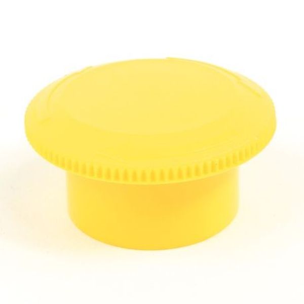 Allen-Bradley 800T-N302E Cap, 30mm Push Button, Yellow, Non-Illuminated Push-Pull Twist Release Push Button, Replacement Part image 1