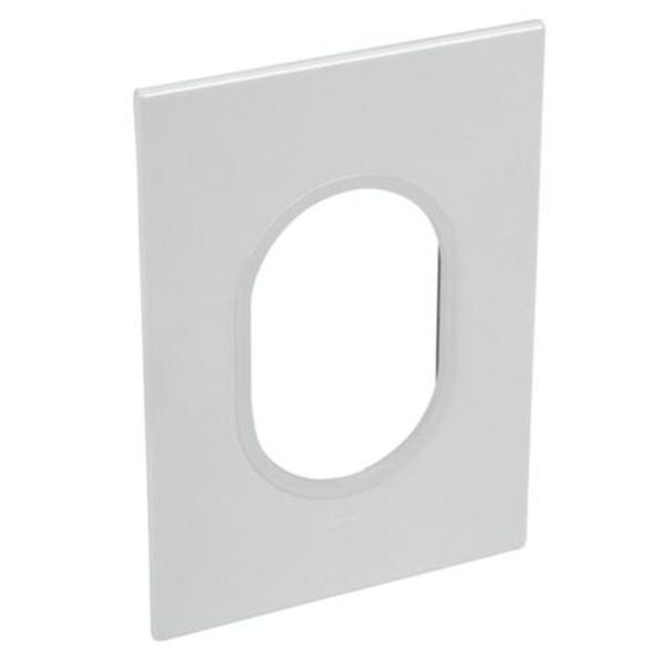 American and South African standard plate Arteor round version 3 modules for 2'' x 4'' box - soft alu image 1