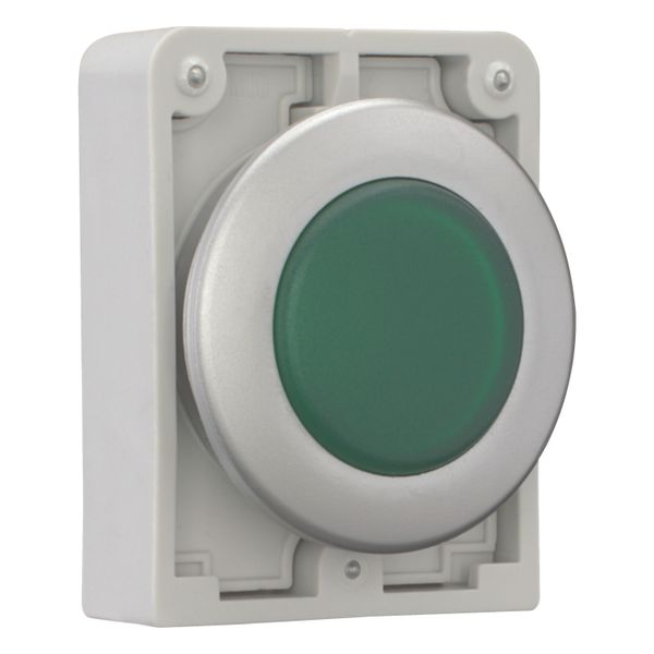 Indicator light, RMQ-Titan, Flat, green, Metal bezel image 7