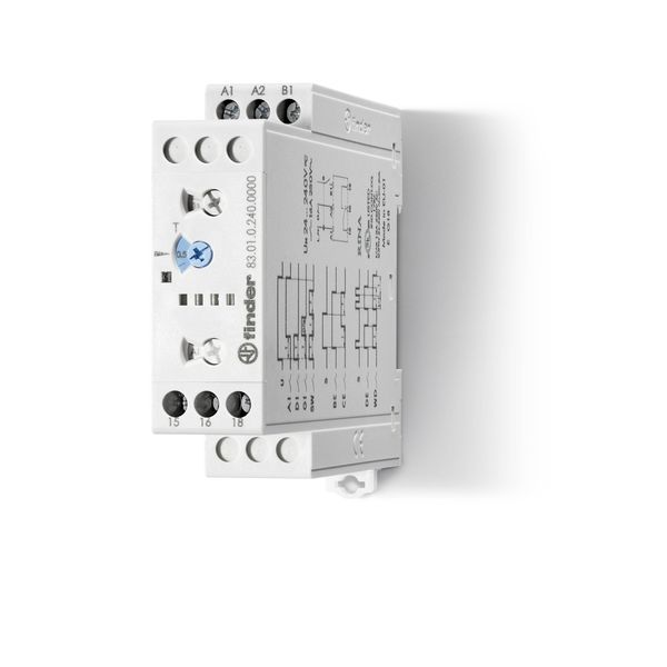 Modular Timer 8-functions/22,5mm.1CO 16A/24...240VUC (83.01.0.240.0000) image 3