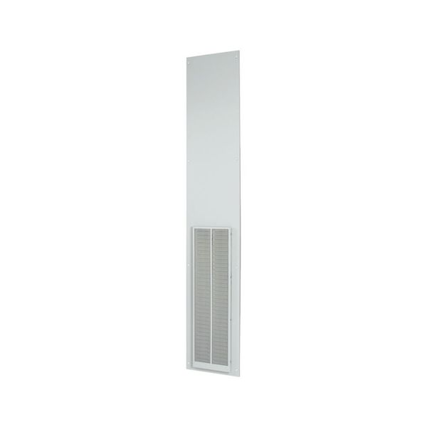 Rearwall, ventilated, HxW=2000x425mm, IP42, grey image 5