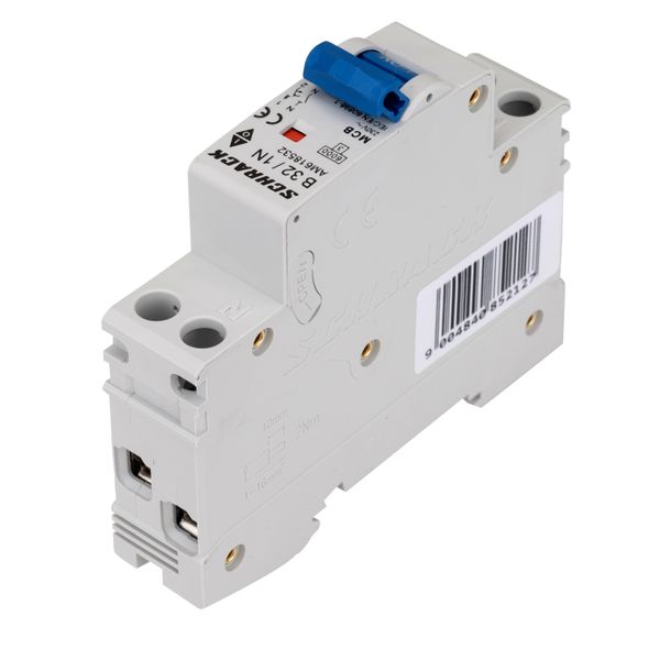 Miniature Circuit Breaker (MCB) AMPARO 6kA, B 32A, 1+N, 1MW image 5