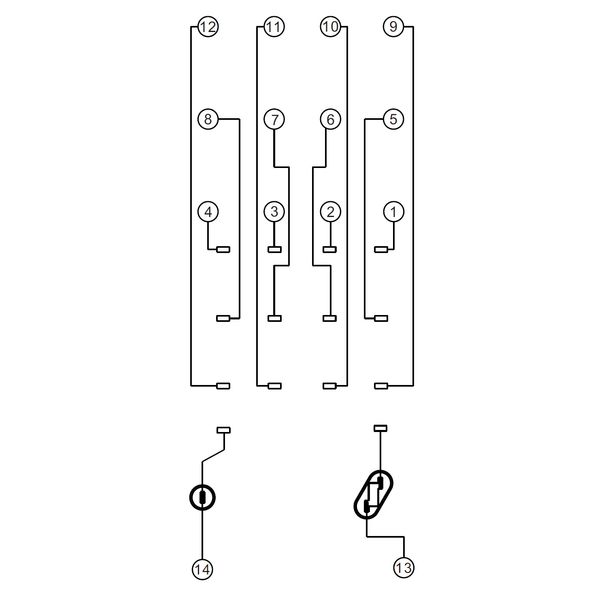 Plug-in socket for RS/PT5 relays, 14-pole, spring clamp, 8A image 6