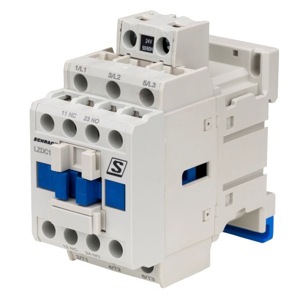 Contactor 3-pole, CUBICO Classic, 7,5kW, 18A, 1NO+1NC, 24VAC image 6