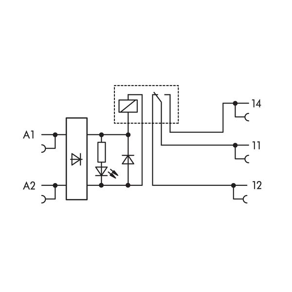 Relay module Nominal input voltage: 24 … 230 V AC/DC 1 changeover cont image 8