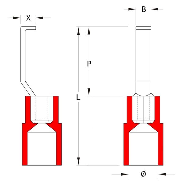 Cable lug, Insulation: Available, Conductor cross-section, max.: 1.5 m image 2