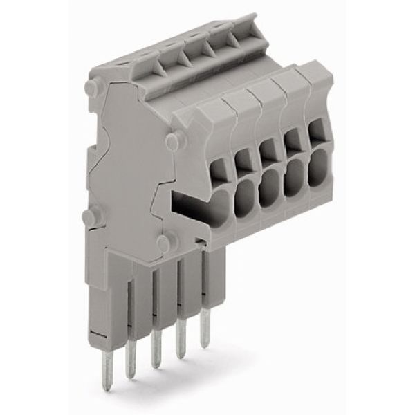 Modular TOPJOB®S connector modular for jumper contact slot gray image 1