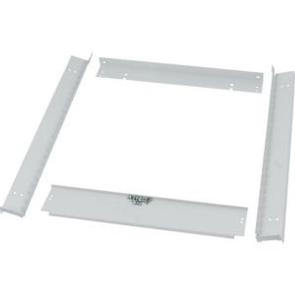 Mounting frame, fix, XE, HxW=600x425mm, grey image 4