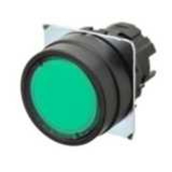 Pushbutton A22NZ 22 dia., bezel plastic, flat, alternate, cap color tr A2270206E image 3