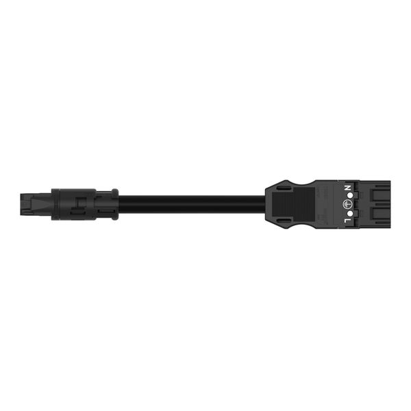 pre-assembled connecting cable B2ca Plug/open-ended black image 2
