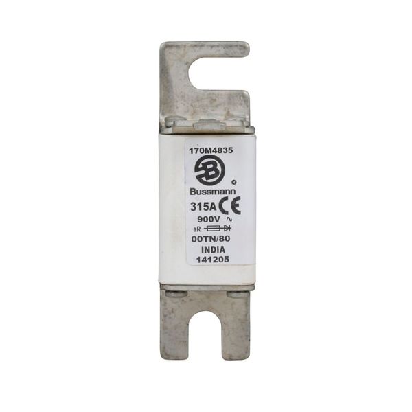 Fuse-link, high speed, 315 A, AC 900 V, size 00, 30 x 47 x 98 mm, aR, DIN, IEC, type T indicator image 12