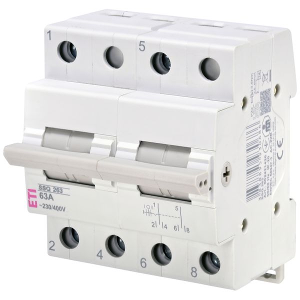 Center-off change-over switch, SSQ  263 image 1