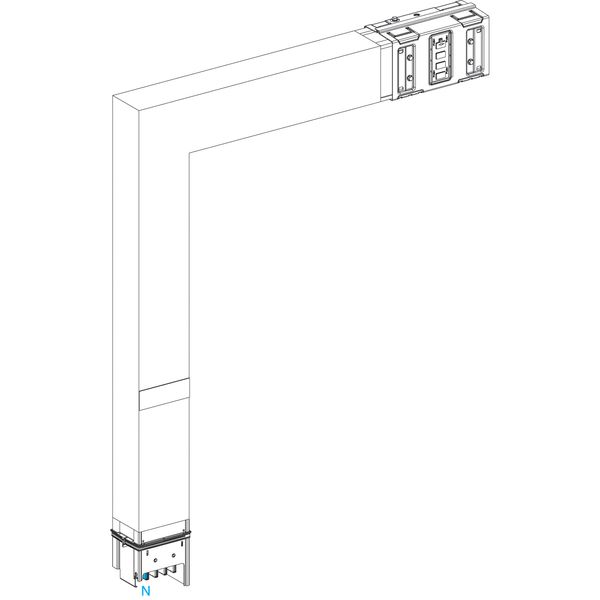 90° DOWN AxB 1000A FIRE BARRIER MISSLINK image 1