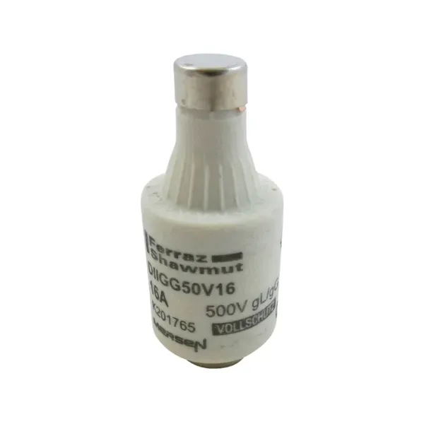 DIN D Fuse-link gG Size DII 500VAC 500VDC 16A Grey image 2