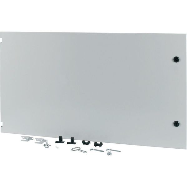 Section wide door, closed, HxW=550x1000mm, IP55, grey image 4