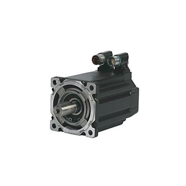 Allen-Bradley MPM-B1302F-MJ72AA Bulletin MPM - Medium-Inertia Servo Motors Product, 460 V, 3000 RPM, Multi-turn High-resolution Encoder (absolute feedback). Keyed Shaft Extension, SpeedTEC DIN Connector, Right Angle, 180° Rotatable (Quick Connect) image 1