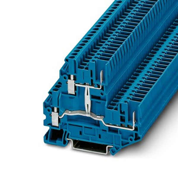 Double-level terminal block Phoenix Contact UTTB 2,5/2P-PV BU 500V 24A image 1