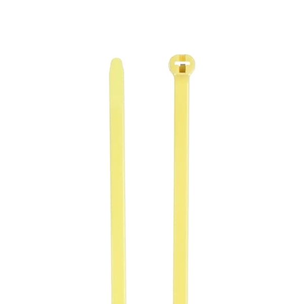 TY27M-4 CABLE TIE 120LB 13IN YELLOW NYLON image 4