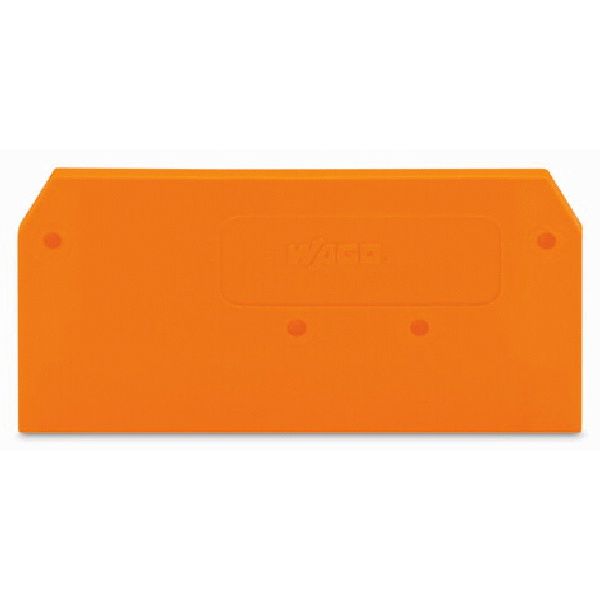 End and intermediate plate 2.5 mm thick orange image 3