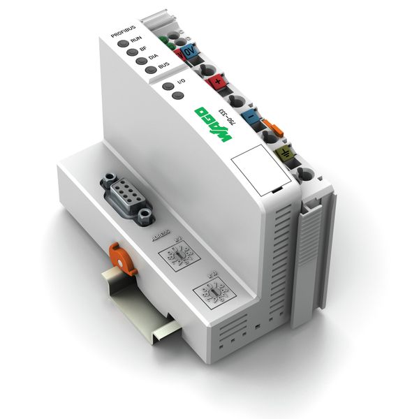 Fieldbus Coupler PROFIBUS DP 2nd Generation 12 MBd light gray image 1