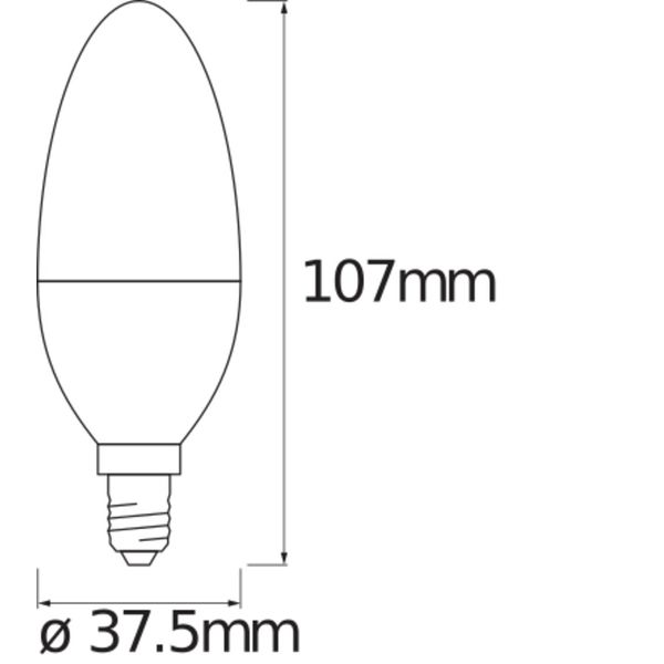 SMART+ WiFi Candle Multicolour 40 4.9 W/2700…6500 K E14 image 5