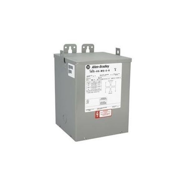 Allen-Bradley 1497D-A15-M21-0-2 1497D - CCT, 5.0kVA, 480V 60Hz Primary, 0 Primary - 0 Secondary Fuse Blocks, (2) 5% FCBN Taps image 1