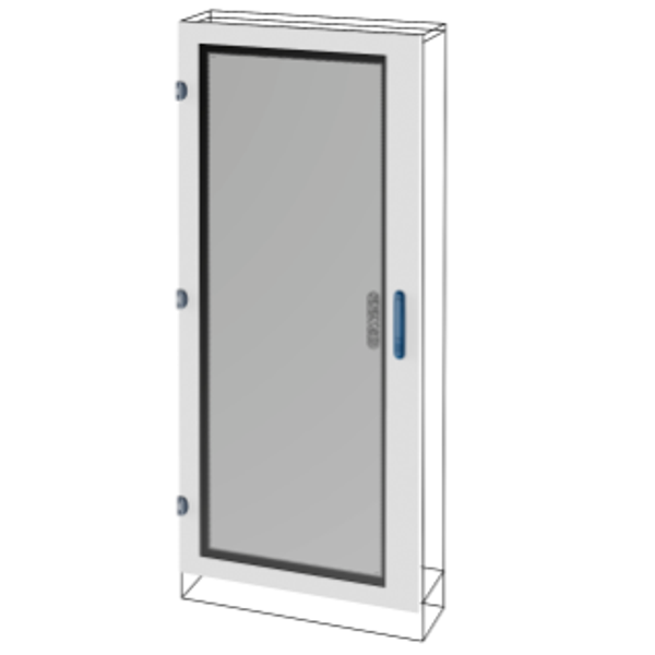 GLASS DOOR - QDX 630 L - FOR STRUCTURE 600X2000MM image 1
