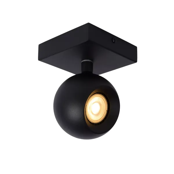 Lucide FAVORI - Ceiling spotlight - 1xGU10 - Black image 1