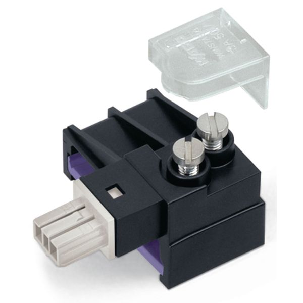 Tap-off module for flat cable 5 x 2.5 mm² + 2 x 1.5 mm² light gray image 1