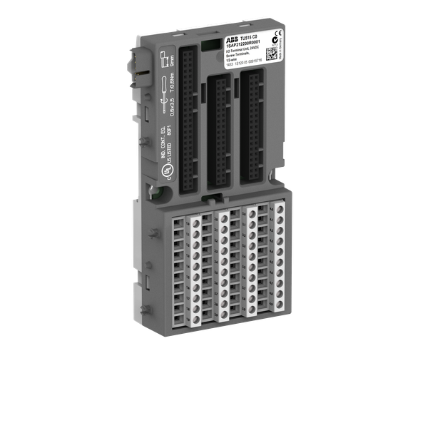 I/O terminal unit. For analog and 24 VDC digital modules. Screw terminals (TU515) image 1