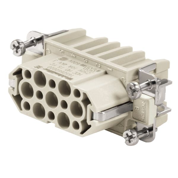 Contact insert (industry plug-in connectors), Female, 250 V, 10 A, Num image 1