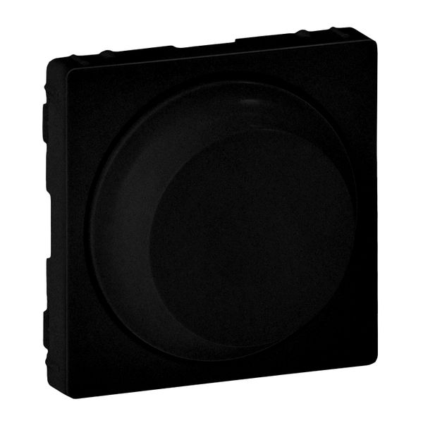 ROTARY DIMMER COVER MAT BLACK VALENA LIFE image 1