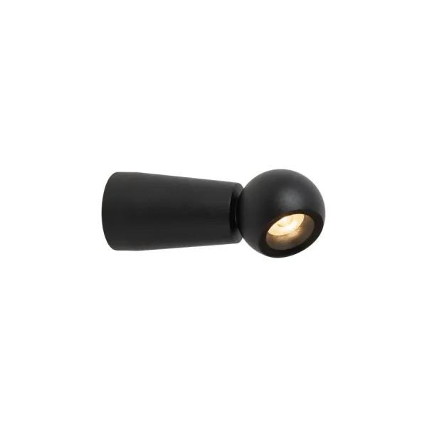 Lucide IPSOS - Wall lamp Indoor/Outdoor - LED - 1x6W 2700K - IP54 - Black image 1