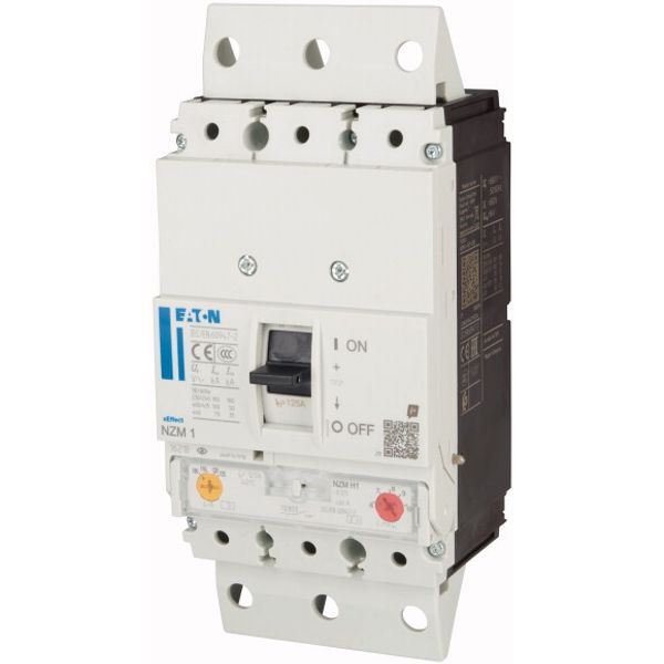 Circuit-breaker, 3p, 125A, plug-in module image 3