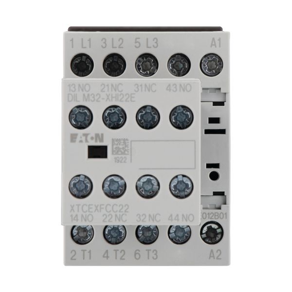 Contactor, 380 V 400 V 5.5 kW, 2 N/O, 2 NC, 24 V DC, DC operation, Screw terminals image 11