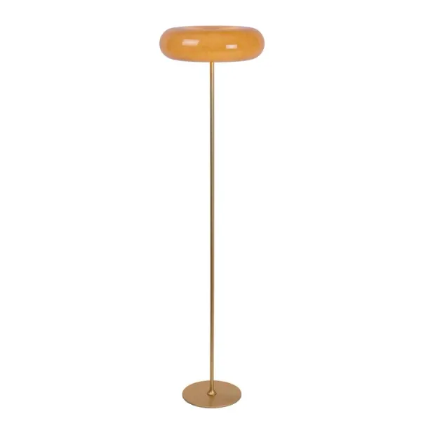 Lucide SENTINO - Floor lamp - Ø 40 cm - 3xG9 - Taupe image 1