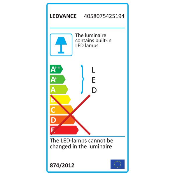 ECO AREA LOW POWER M SPD 45W 865 5400LM GR image 3