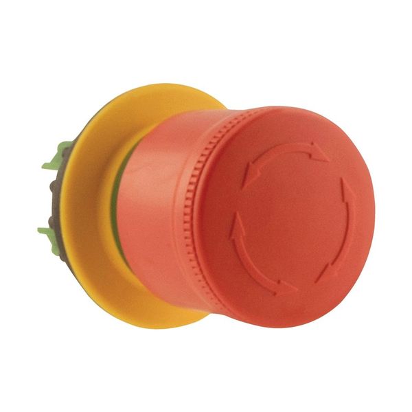 Emergency stop/emergency switching off pushbutton, RMQ-Titan, Mushroom-shaped, 30 mm, Non-illuminated, Turn-to-release function, Red, yellow image 15