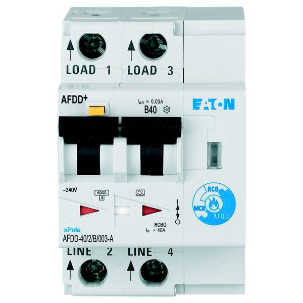 Arc Fault Detection Device, 2p, B, 40 A, 30 mA, type A image 8