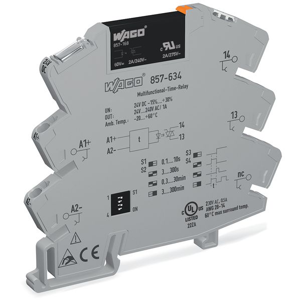 Solid-state timer relay module Nominal input voltage: 24 VDC Output vo image 3