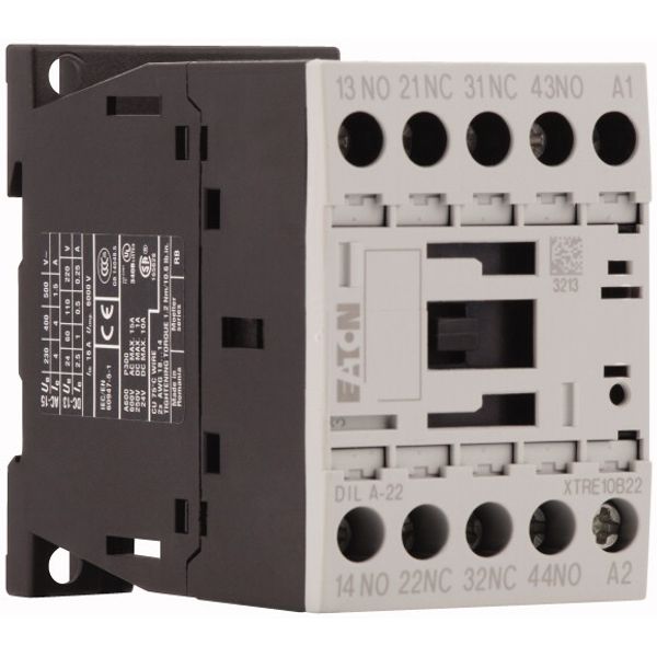 Contactor relay, 415 V 50 Hz, 480 V 60 Hz, 2 N/O, 2 NC, Screw terminals, AC operation image 4