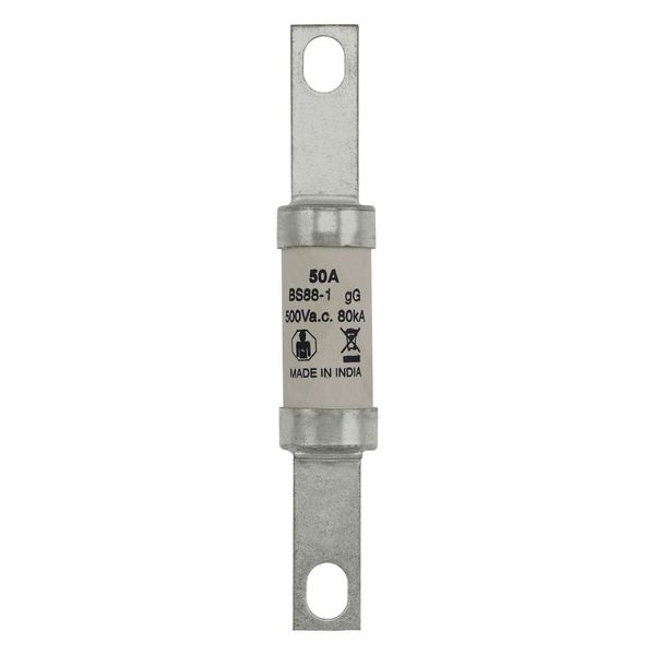 Fuse-link, LV, 50 A, AC 500 V, BS88, 21 x 129 mm, gL/gG, BS image 11