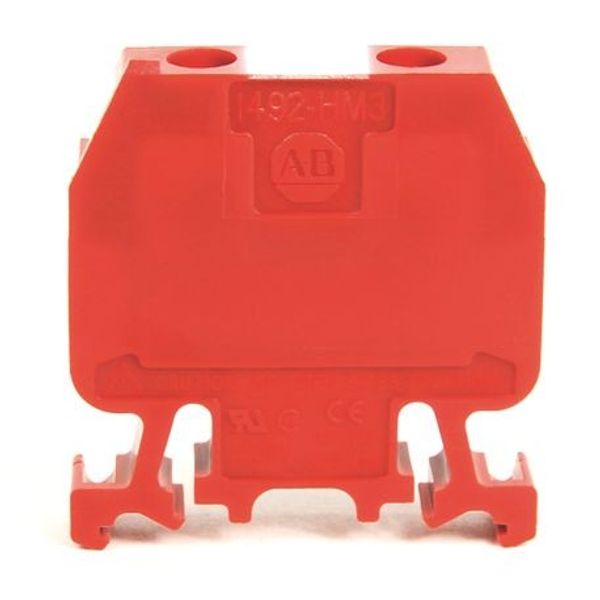 Allen-Bradley, 1492-H Finger-Safe Terminal Blocks, H-Block,Code 3,Red image 1